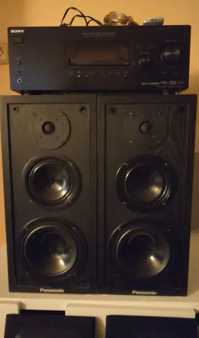 Repro Panasonic + Receiver Sony