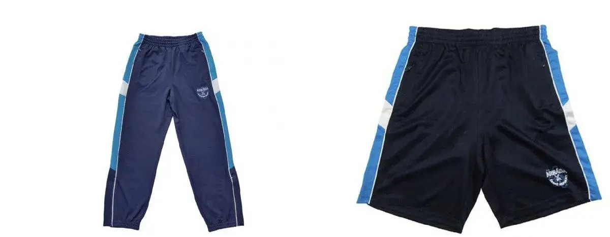 NOVE_armadni sportovní kalhoty/kratasy modré 06