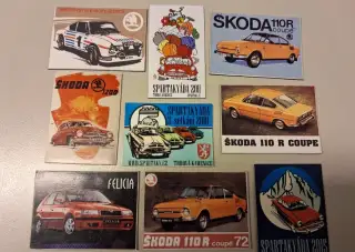 Magnetky s veteránskou tematikou - 110 R coupé, 1200 sedan