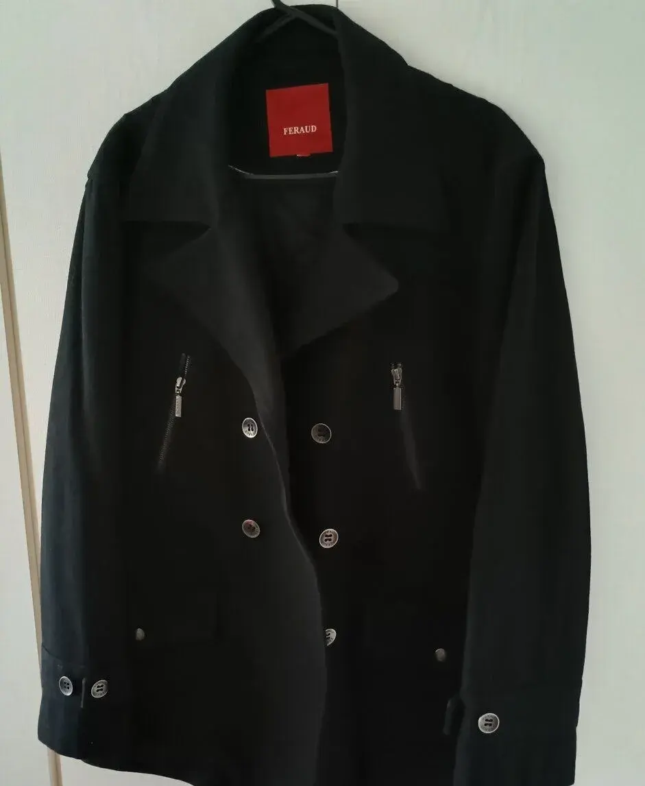 Elegantní vlněný kabát FÉRAUD – vel. L/XL