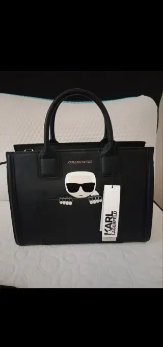 Karl Lagerfeld vysoce celokožená kabelka
