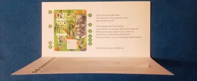 Přebal ČNB na 5000 Kč s přítiskem