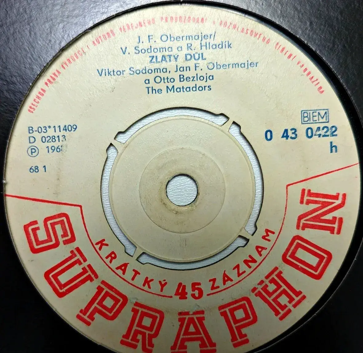 The Matadors ‎– Zlatý důl / Láhev kalorií (SP)