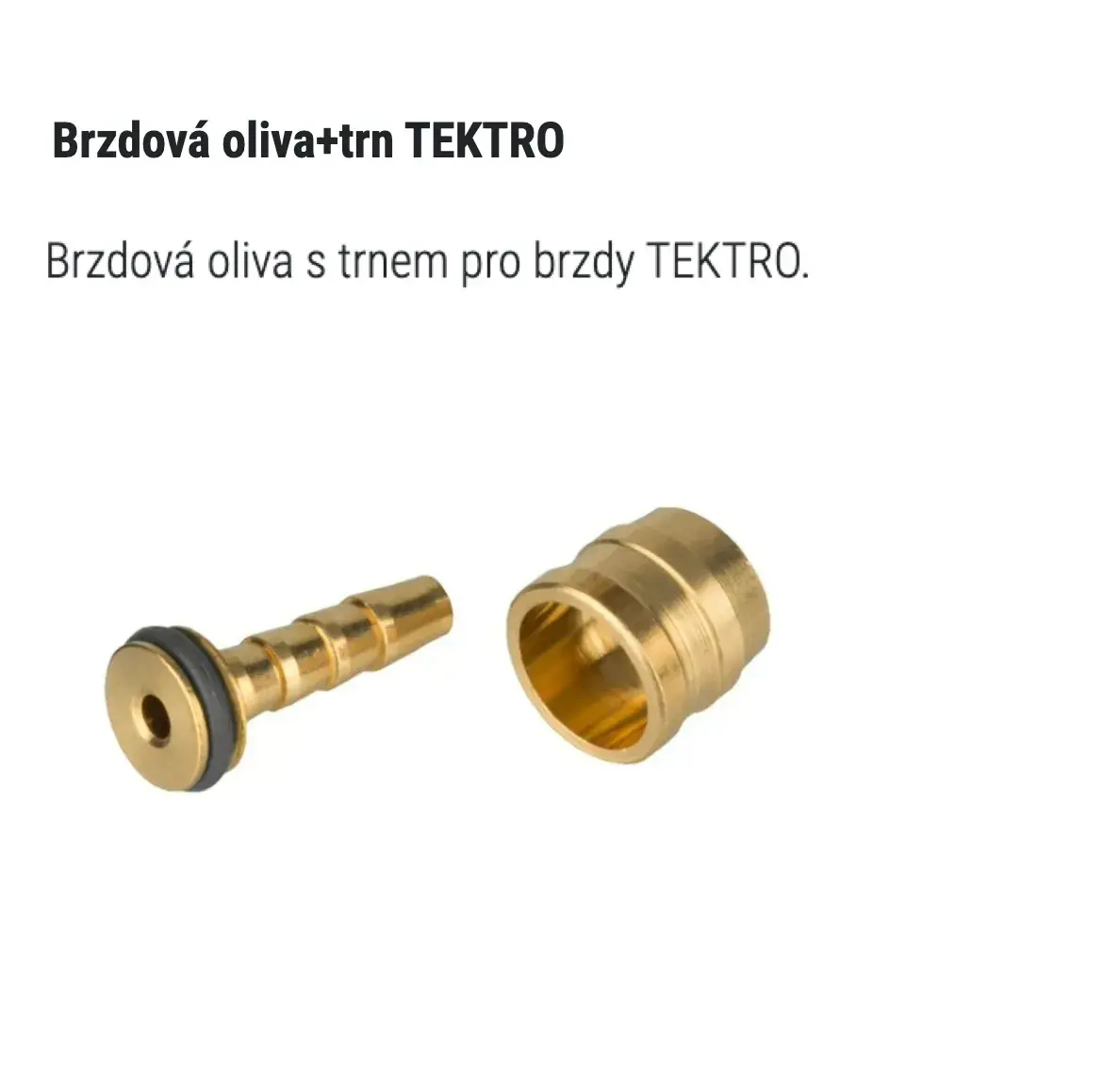 Tektro Oliva s trnem 5 mm