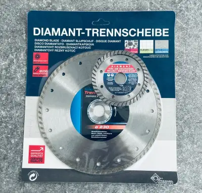 230 + 115 mm 22.23 Diamantový řezný kotouč sada DIEWE