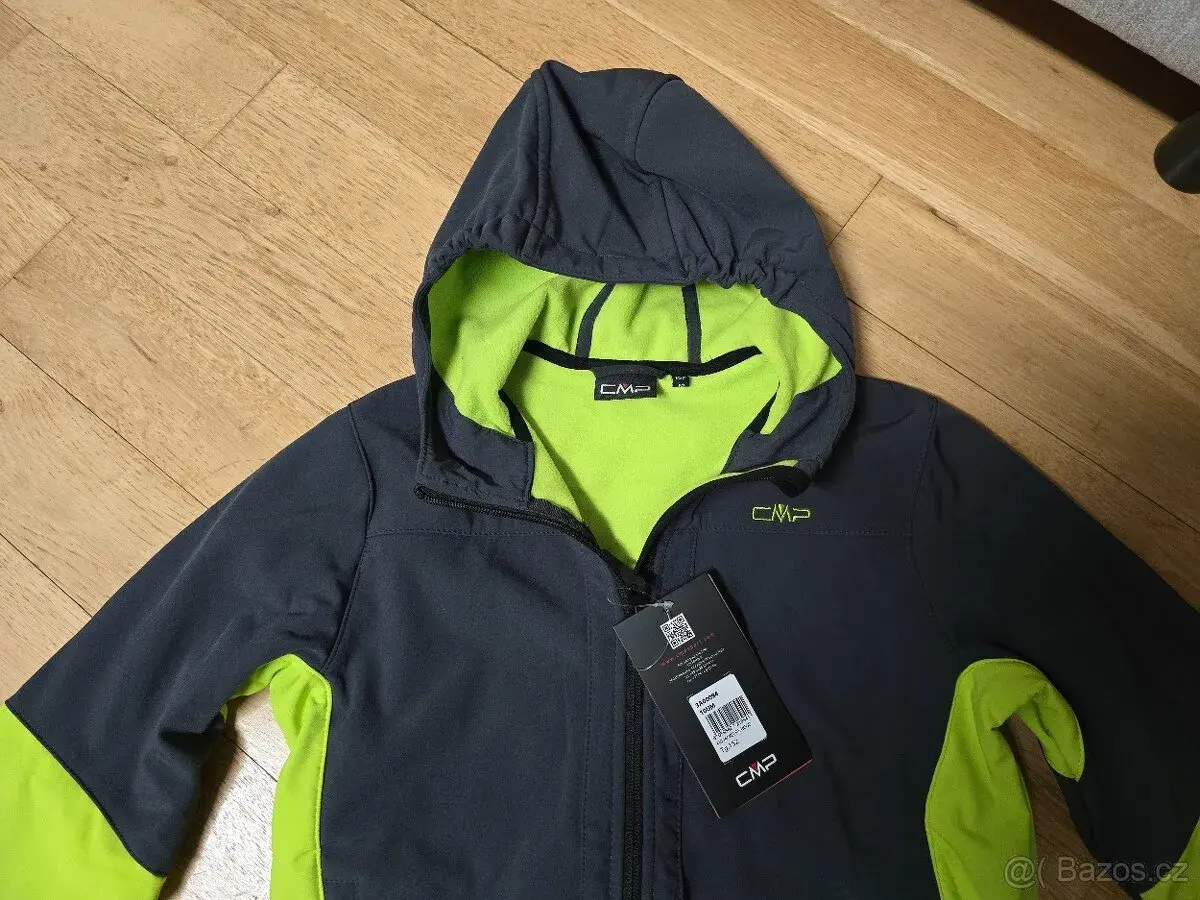 Softshell bunda CMP nová s podšívkou mikroplyš, vel.152