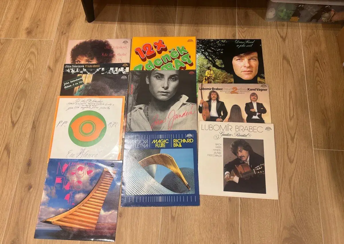 LP gramofonové desky – různí interpreti i pohádky