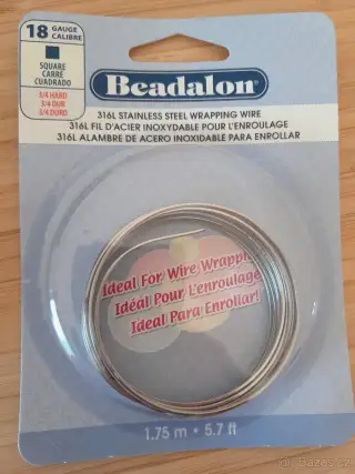 Beadalon bižuterní drát chirurgická ocel