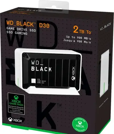 WD Black D30 Game Drive SSD 2TB