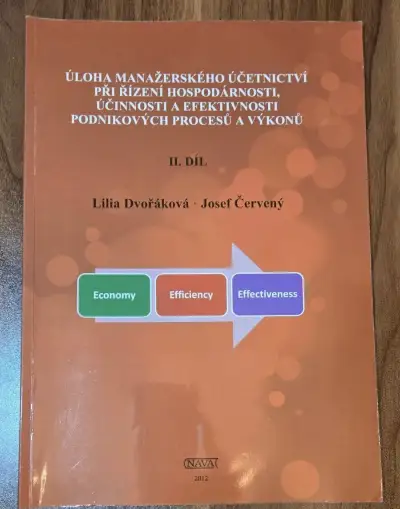 Úloha manažerského účetnictví při řízení hospodárnosti, účin