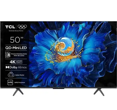 TCL 50C6KS 50" 126cm QLED, Google TV, 30W Dolby Atmos,Wi-Fi