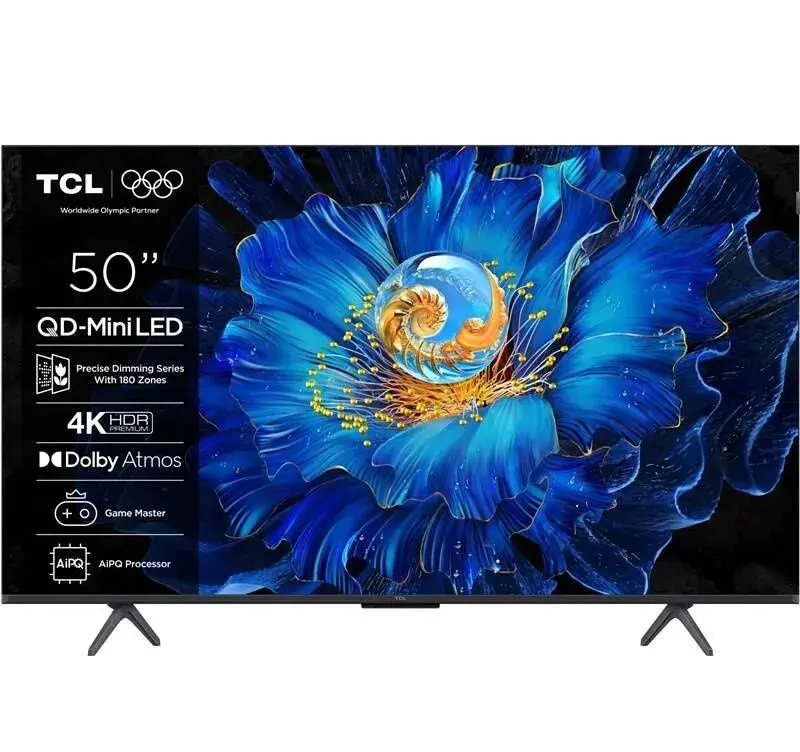 TCL 50C6KS 50" 126cm QLED, Google TV, 30W Dolby Atmos,Wi-Fi