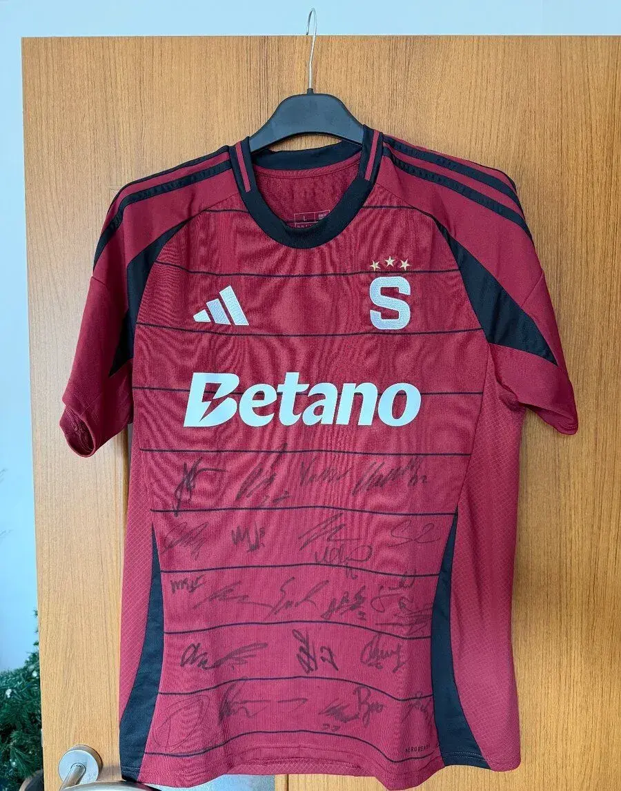 Podepsaný rudý dres AC Sparta Praha 2024/2025