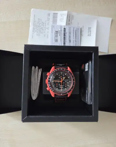 Omega x Swatch Moonswatch Mission On Earth LAVA