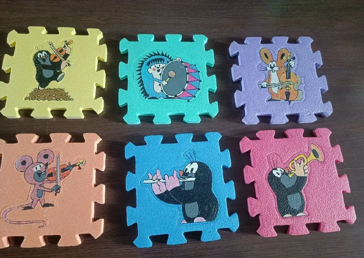Pěnové puzzle Krtek