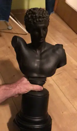 Bůh Hermés bronz socha