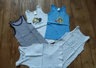 Set 5x tílko (Lupilu a Schiesser) 110-116