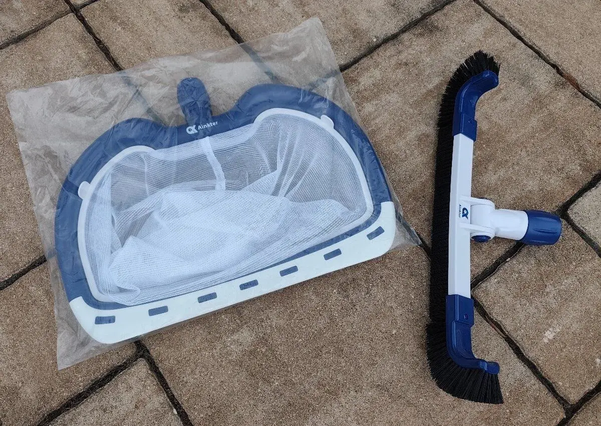 Set pro údržbu dna - síťka a kartáč