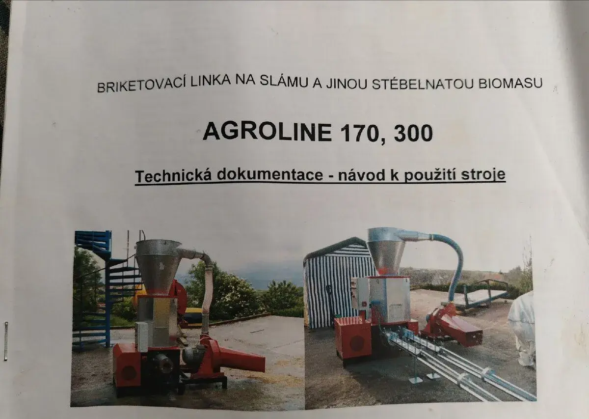 Briketovačka na biomasu AGROLINE 170