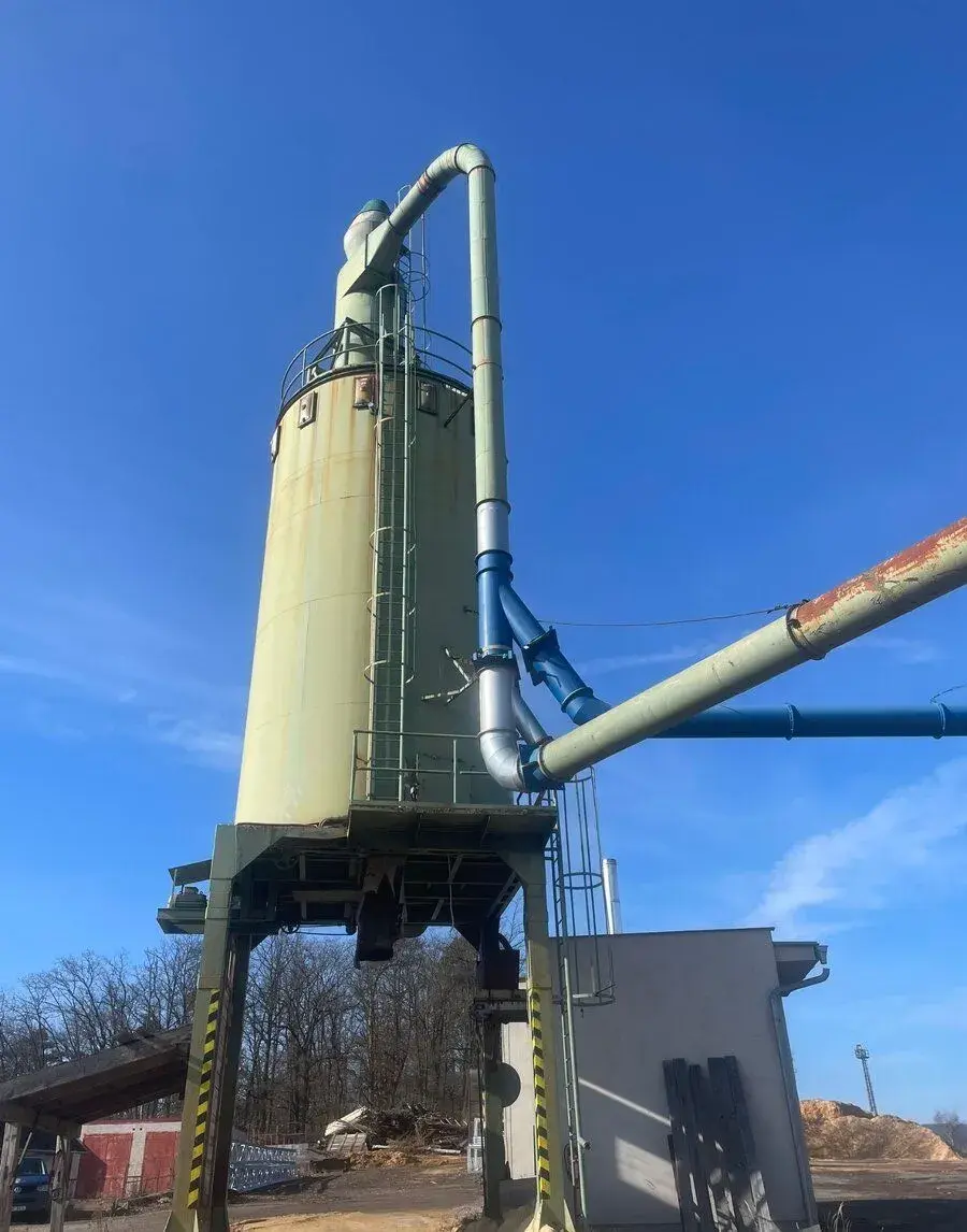 Ocelové silo na piliny nebo štěpku