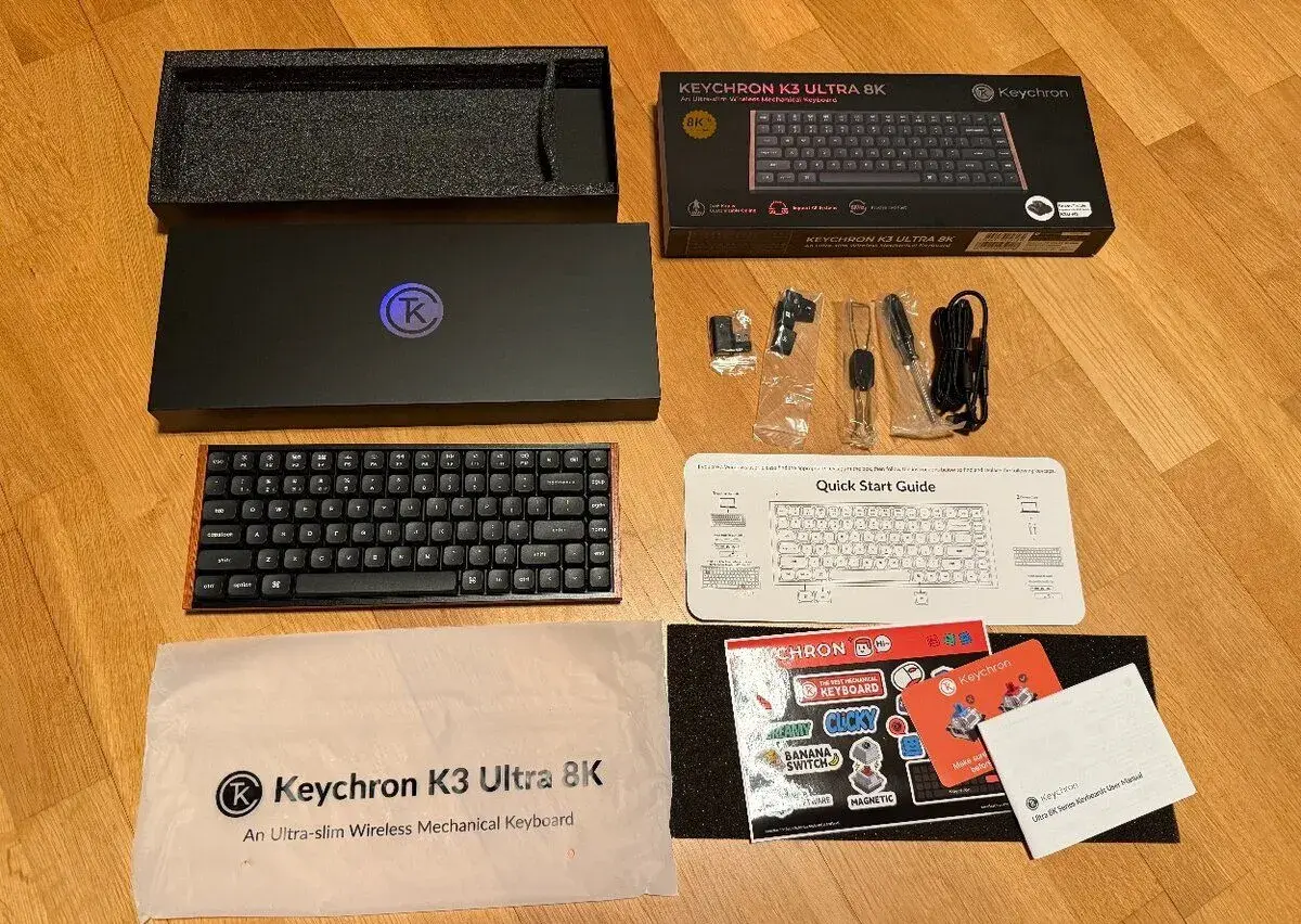 Keychron K3 Ultra 8K Wireless Custom Mechanical Keyboard