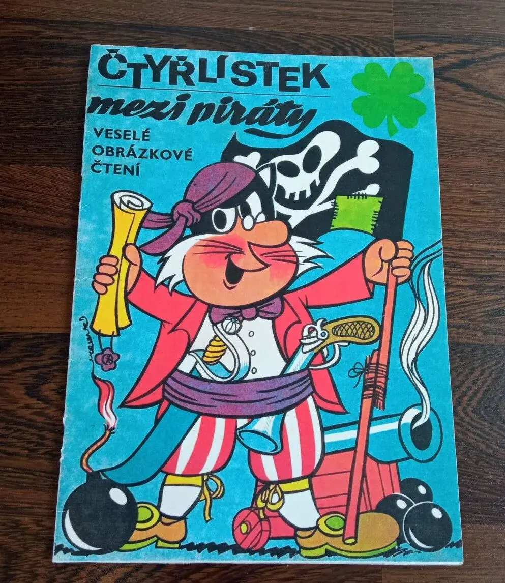 Čtyřlístek mezi piráty č. 2 z r. 1969 ČÁST KOPIE