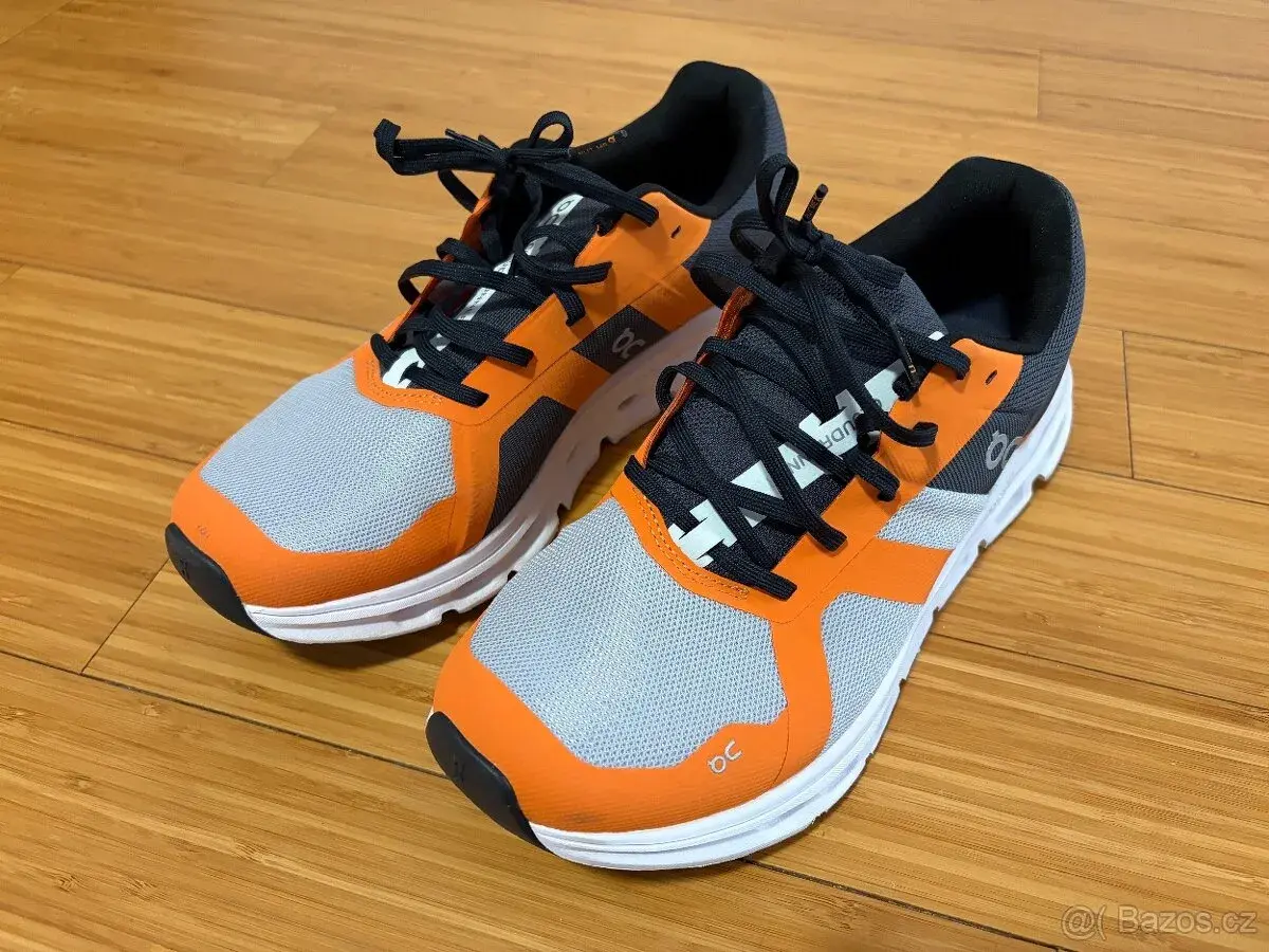 Pánské běžecké boty On Cloudrunner seda/oranzova