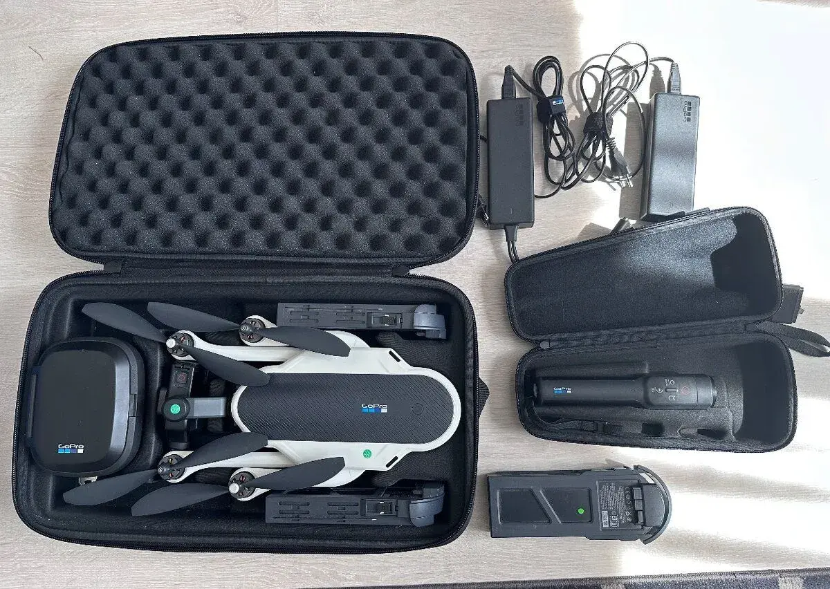 Dron GoPro Karma, Gimbal Karma grip a kamera GoPro hero6