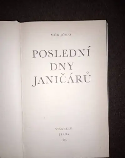 Kniha - Poslední dny janičářů (Mór Jókai)