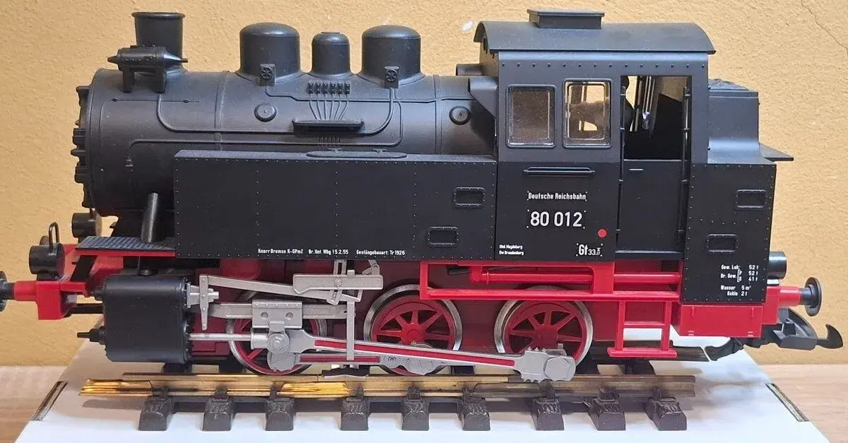 LGB/PIKO G - Parní lokomotiva 80 012 se zvukem a kouřem