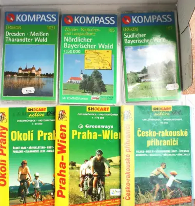 Konvolut cyklo a turistických map české i zahraniční