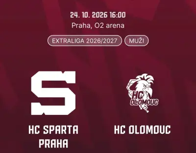 HC Sparta Praha - HC Olomouc 24.10. 2x vstupenka