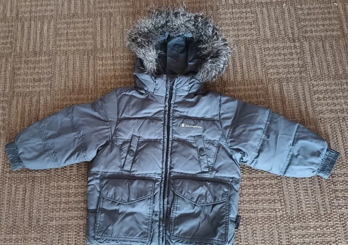 Péřová zimní bunda vel. 102/107