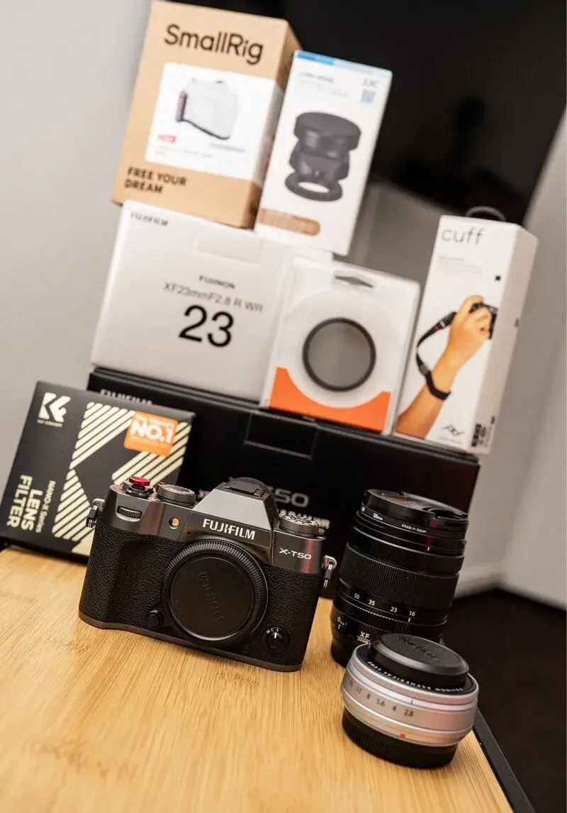 Fujifilm X-T50 2x objektiv