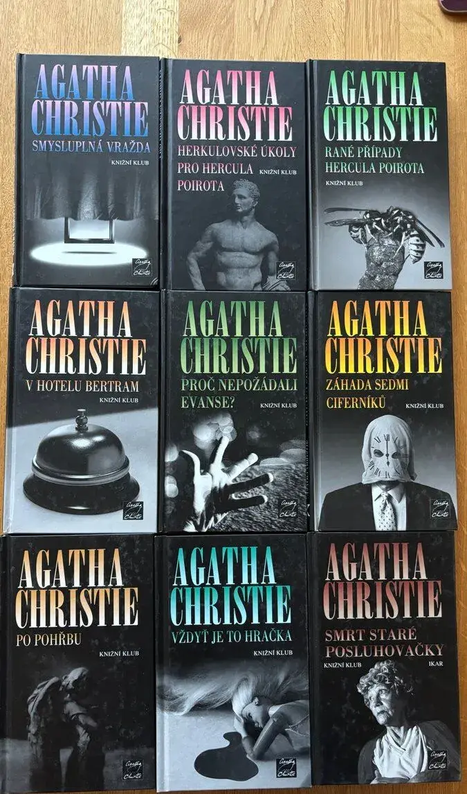 Knihy Agatha Christie 9ks