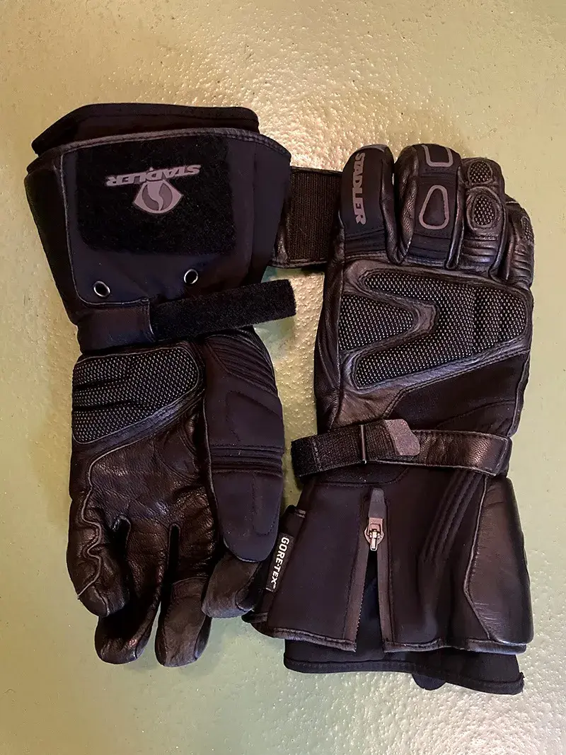 Kožené rukavice Stadler s goretex membránou