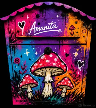 Poštovní schránka Muchomůrka Amanita