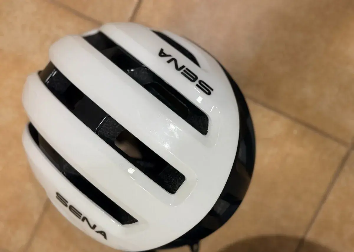 SENA X1 – chytrá cyklistická přilba Bluetooth, bílá, L –nová