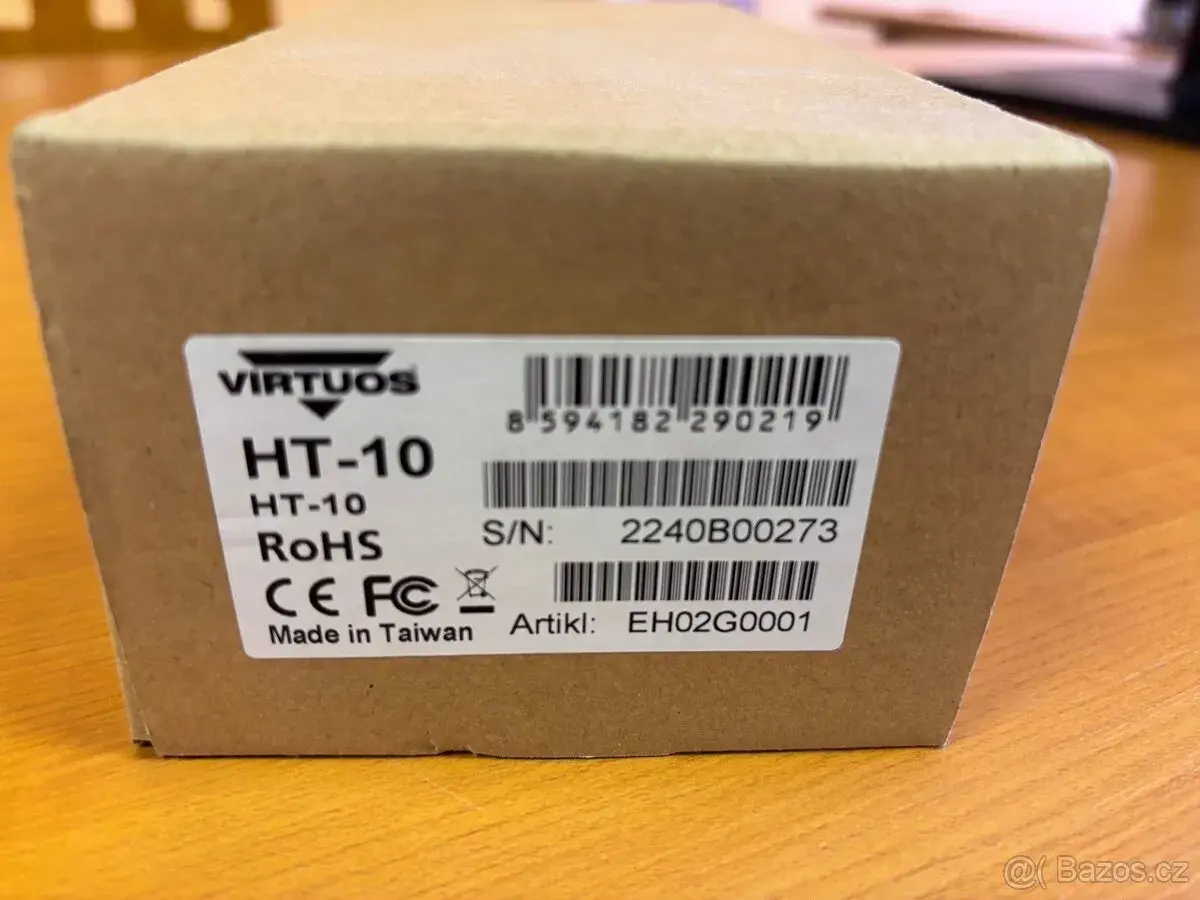 Nová čtečka čárových kódů Virtuos CCD HT-10 USB černá