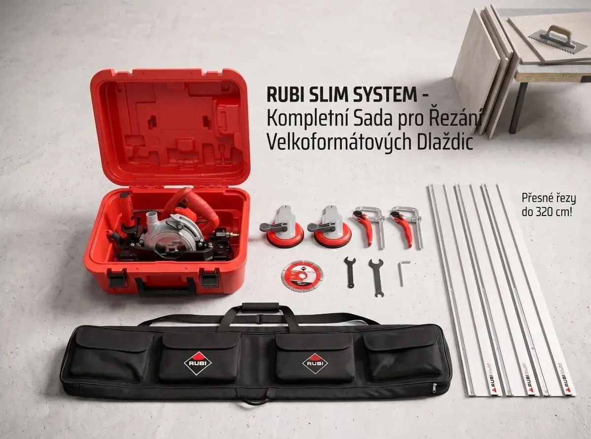 Rubi kotoučová pila TC-125 Rubi Sada vodících lišt a svěrek