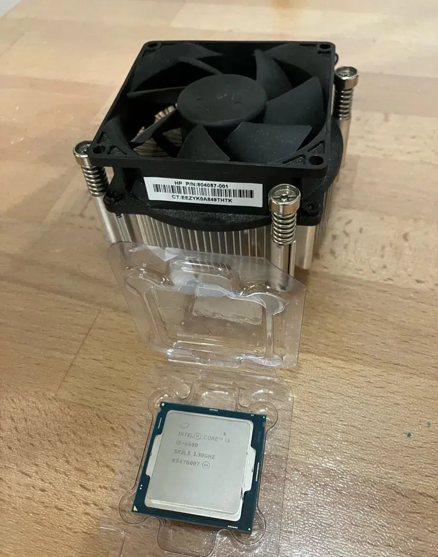Intel Core i5-6600 + chladič (85 W TDP)