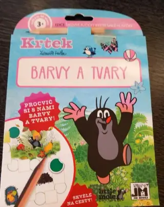 Krtek - barvy a tvary