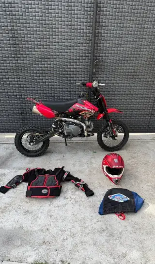 Moto Pitbike Red Baron 125cc