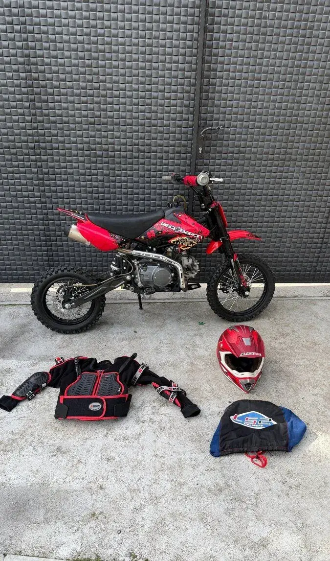 Moto Pitbike Red Baron 125cc