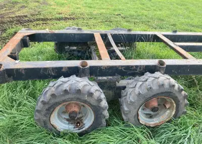 Vlek za traktor vyvážečka