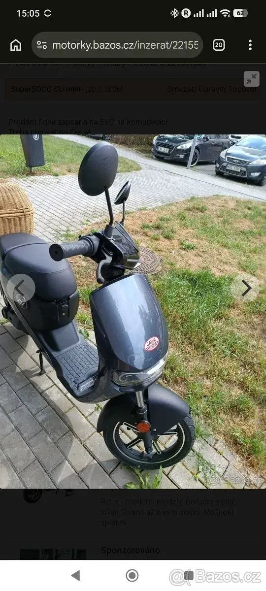 Elektroskutry Super Soco Mini
