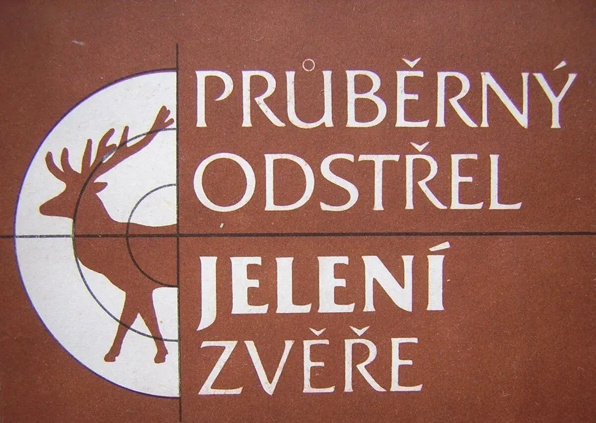 PRŮBĚRNÝ ODSTŘEL JELENÍ ZVĚŘE