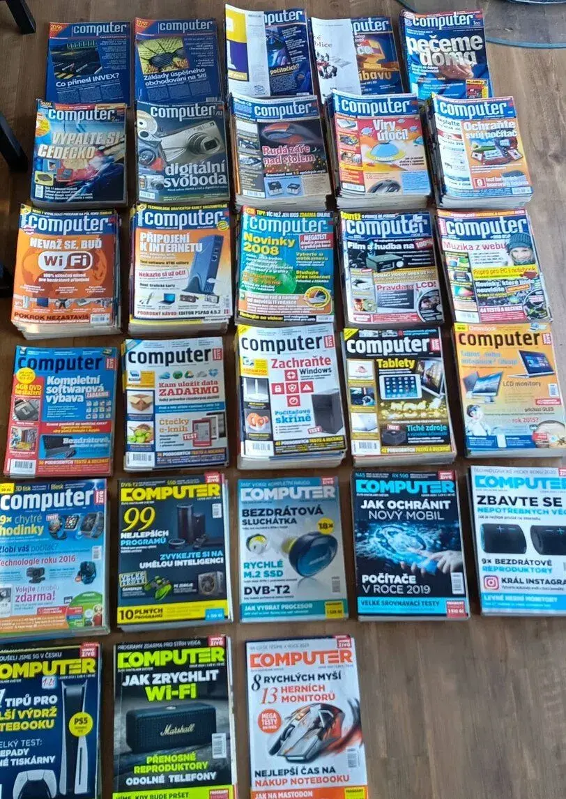 436x časopis Computer - sbírka – roky 1996 -2023