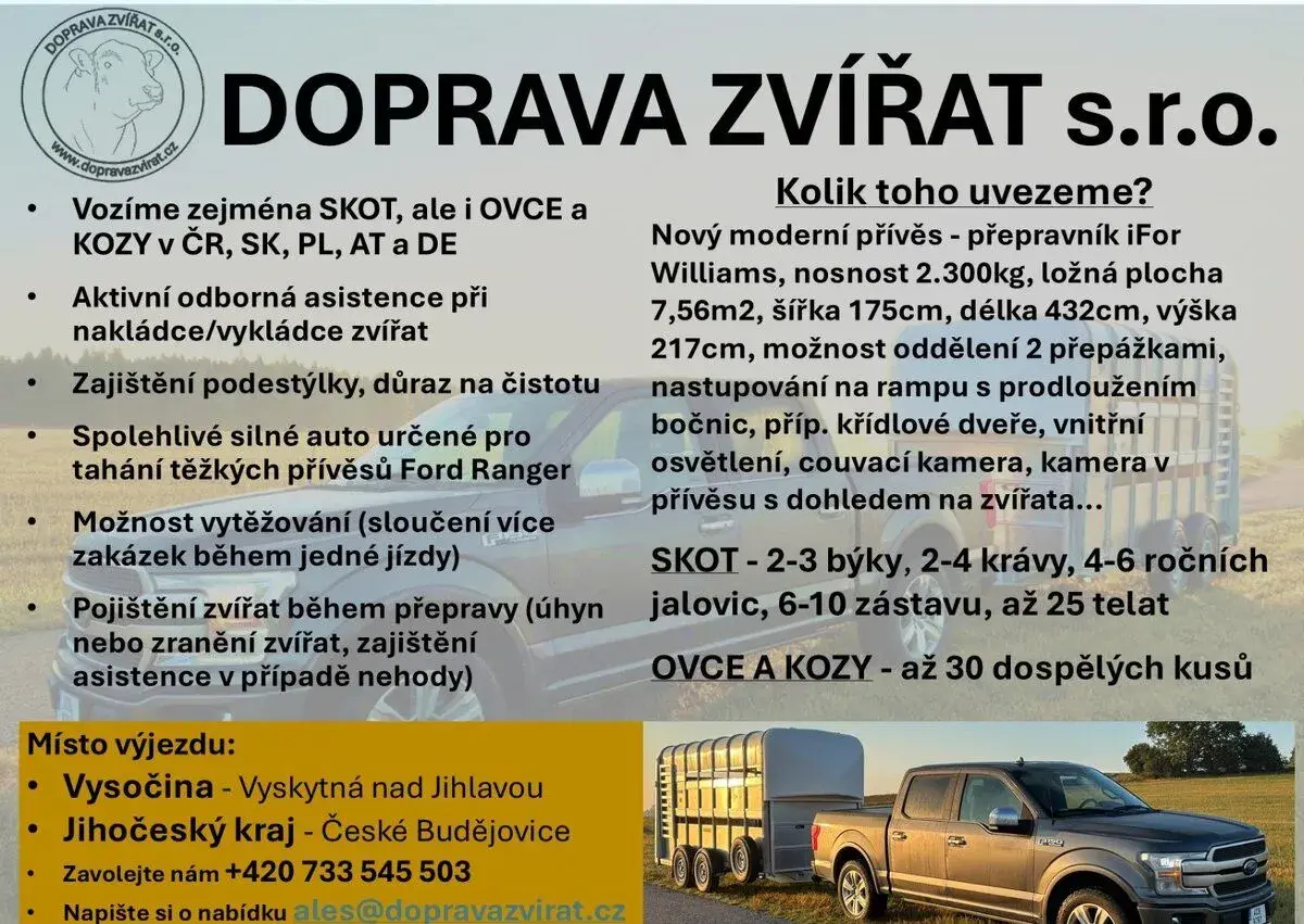Přeprava hospodářských zvířat