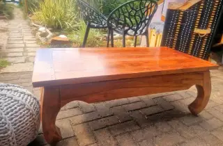 Konferenční stolek, masivní 110x60 cm, výška 40 cm